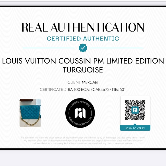 Louis Vuitton RARE Coussin PM in Turquoise - Picture 10 of 16